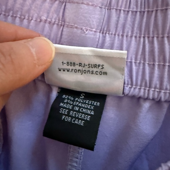 Ron Jon Lavender Athletic Shorts - Picture 2 of 4